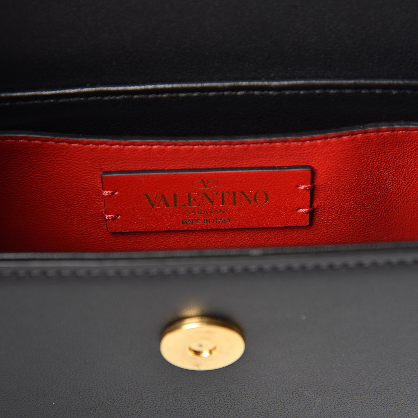 Calfskin Small Supervee Crossbody Bag Black