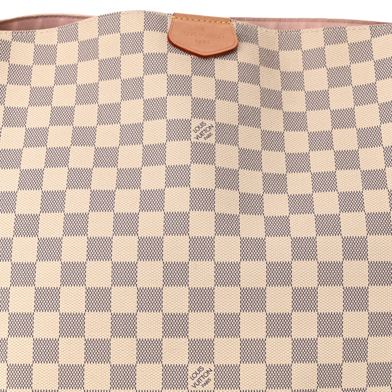 Louis Vuitton Damier Azur Graceful MM Rose Ballerine 7 of 13