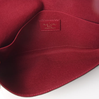Louis Vuitton Monogram Pochette Felicie Chain Wallet Fuchsia 5 of 10