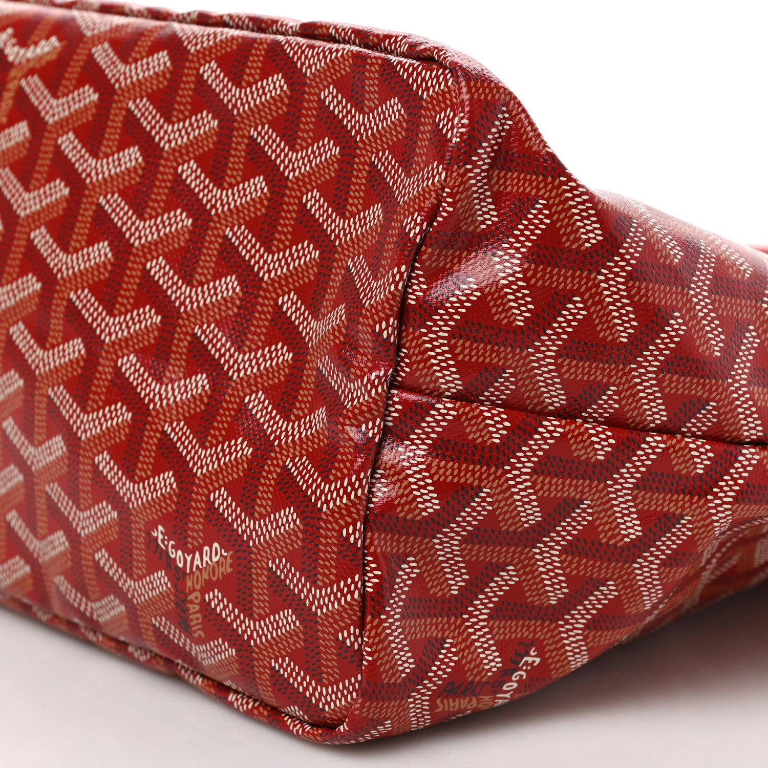 Goyard Goyardine Saint Louis PM Red 9 of 9
