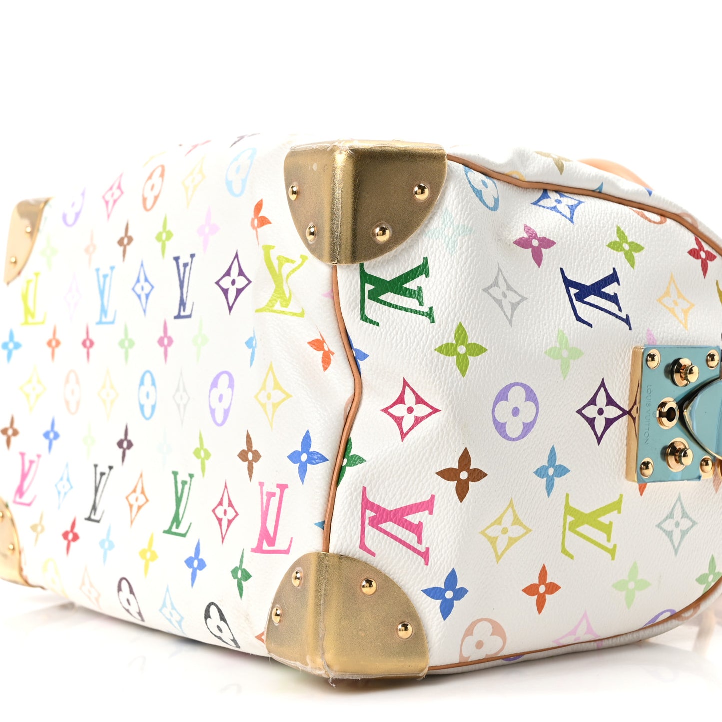 Monogram Multicolor Speedy 30 White