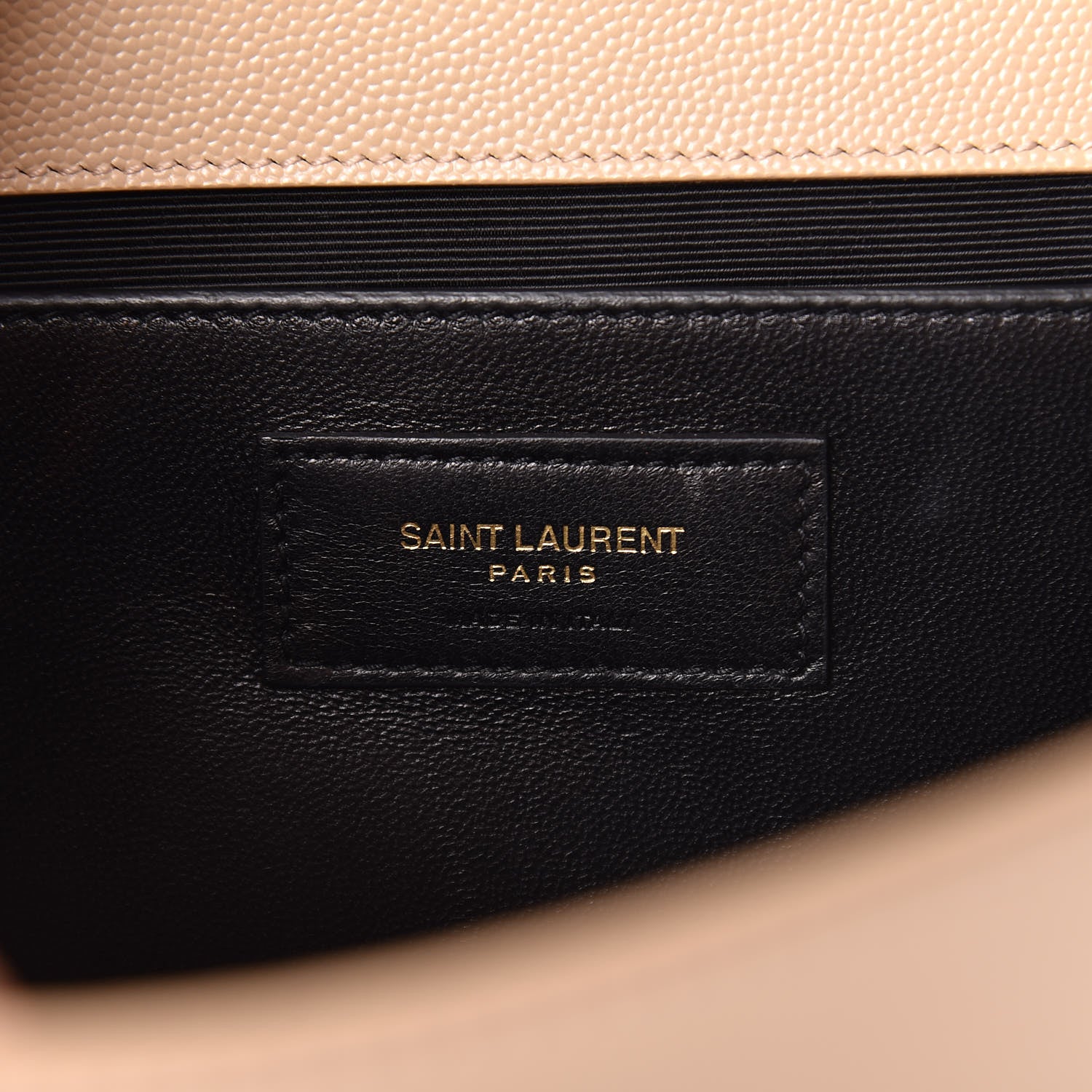 Saint Laurent Grain De Poudre Medium Monogram Kate Satchel Nude Powder 8 of 10
