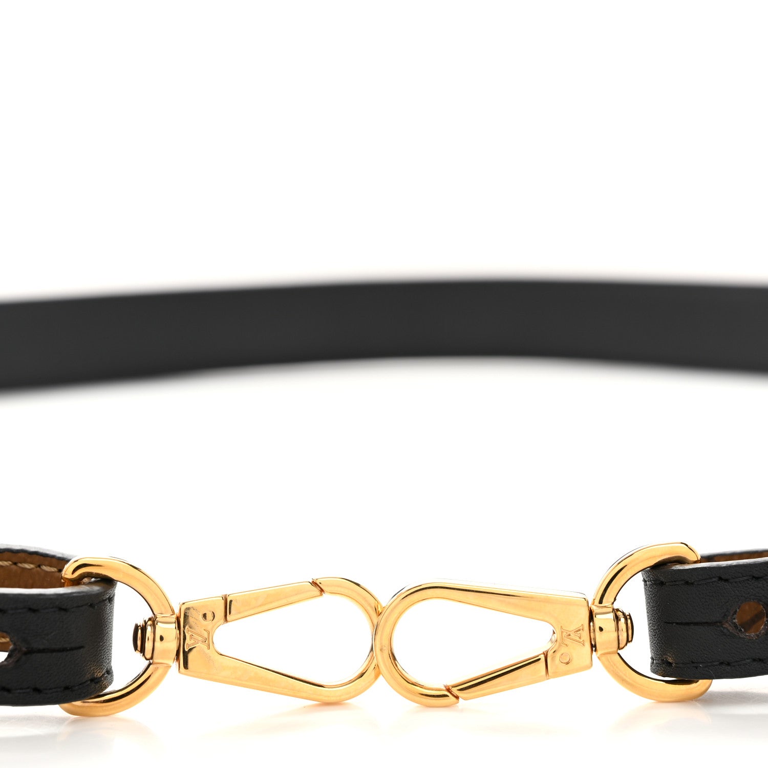 Louis Vuitton Reverse Monogram Bandouliere Shoulder Strap XL Black 4 of 4