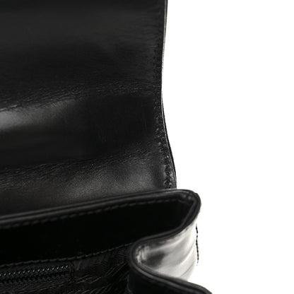 Prada Canvas Soft Calfskin Super Basic 100 Shoulder Bag Black 12 of 14