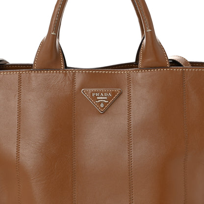 Prada Soft Calfskin Tote Cannella 8 of 19