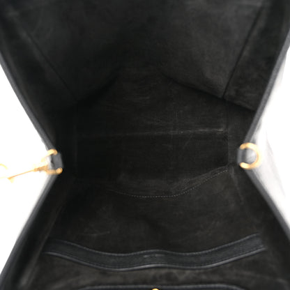 Celine Grained Calfskin Small Folded Cabas Black 5 of 10