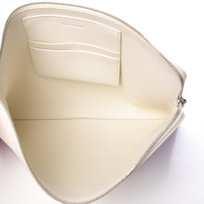 Celine Lambskin Bi-Color Solo Clutch Pouch White Magenta 5 of 7