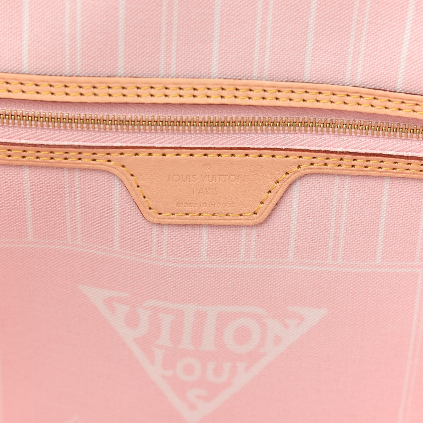 Monogram Giant By The Pool Neverfull MM Light Pink