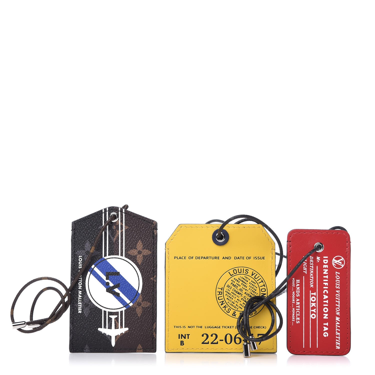 Louis Vuitton Monogram Outdoor Name Tag Set 2 of 5
