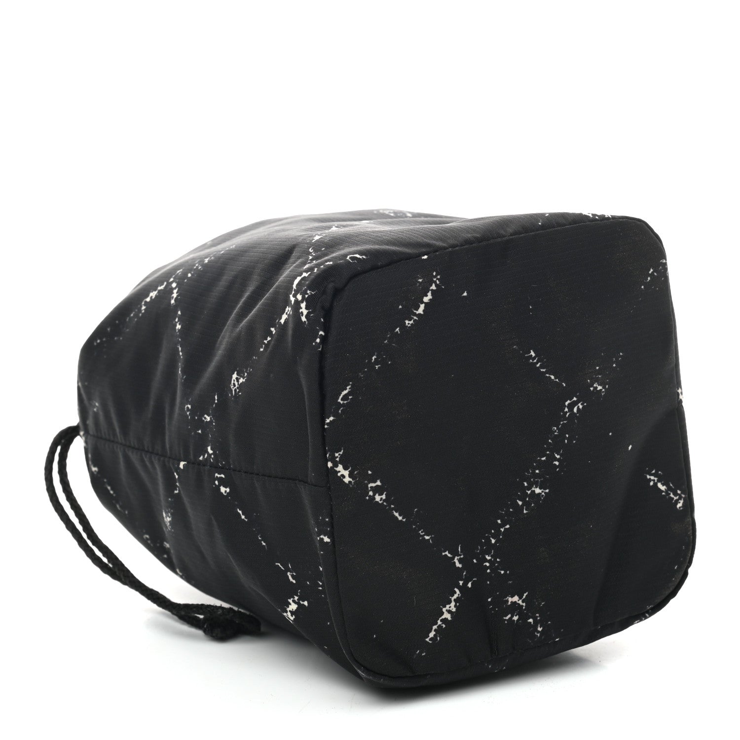 Chanel Nylon Travel Drawstring Bag Black 4 of 6