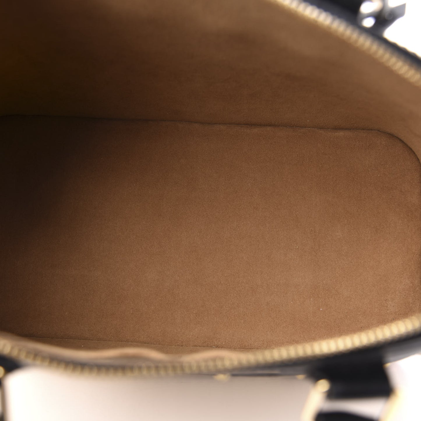 Transformed Canvas Patent Time Trunk Alma PM Beige
