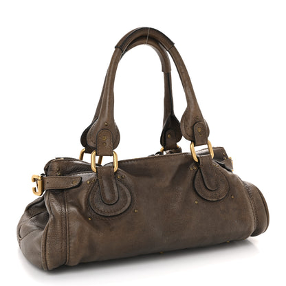 Chloe Calfskin Medium Paddington Satchel Chocolate 3 of 14