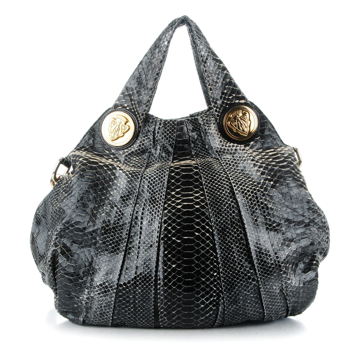 Python Medium Hysteria Top Handle Bag Black