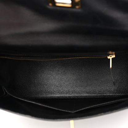 Hermes Box Kelly Retourne 32 Black 5 of 17