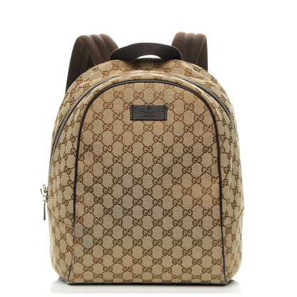 Gucci GG Monogram Travel Backpack Dark Brown 1 of 9
