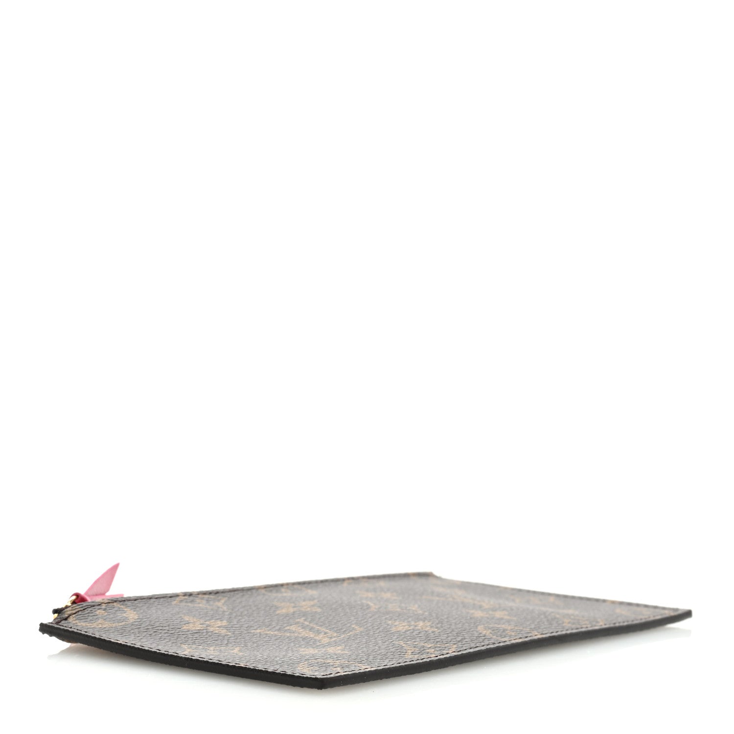 Louis Vuitton Monogram Felicie Chain Wallet Zippered Insert Fuchsia 4 of 6