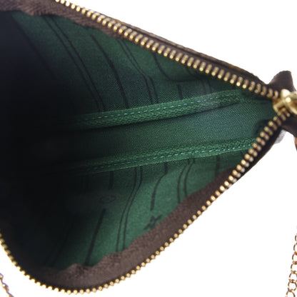 Louis Vuitton Monogram My LV Heritage Mini Pochette Accessories Rouge Blue De France 4 of 9