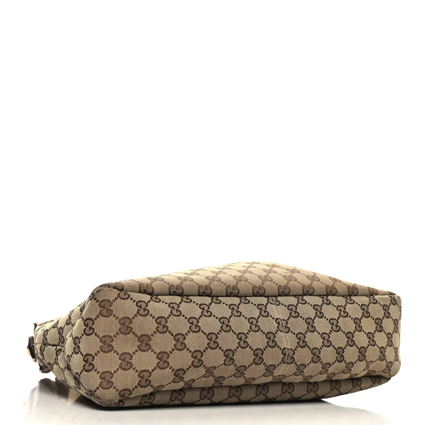 Monogram Medium Horsebit Chain Hobo Off White