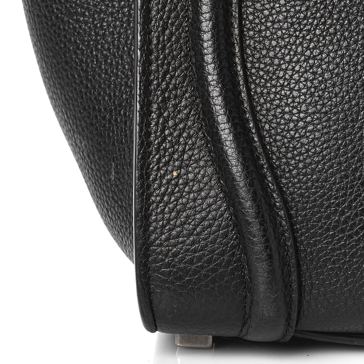 Celine Drummed Calfskin Micro Luggage Black 14 of 16