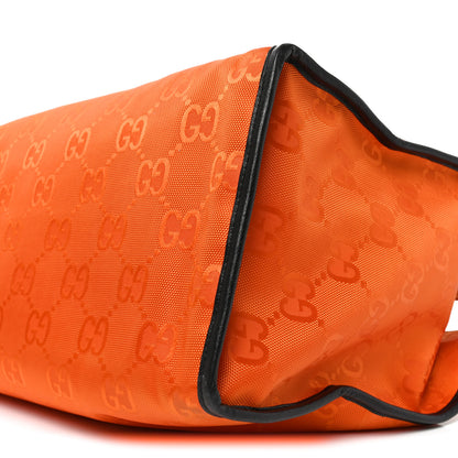 Gucci Econyl Nylon Monogram Large Off The Grid Tote Bag Carrot Orange Black 10 of 10