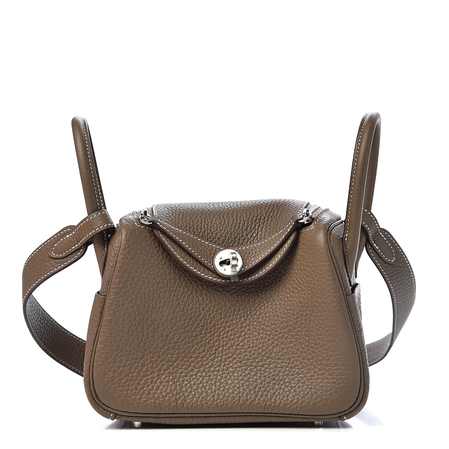 Taurillon Clemence Mini Lindy 20 Etoupe