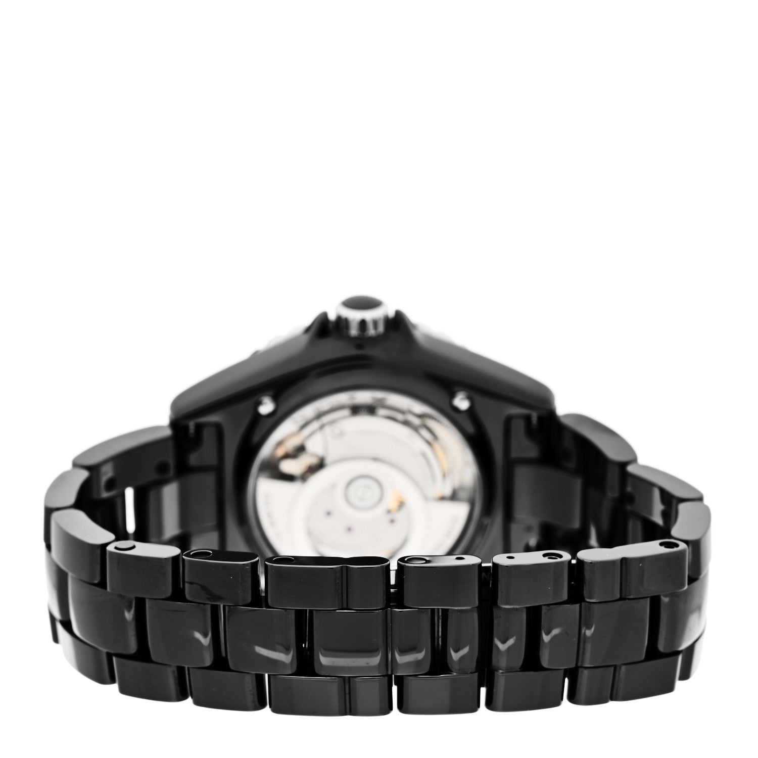 Chanel Stainless Steel Ceramic 38mm J12 Automatic Watch Black 3 of 5