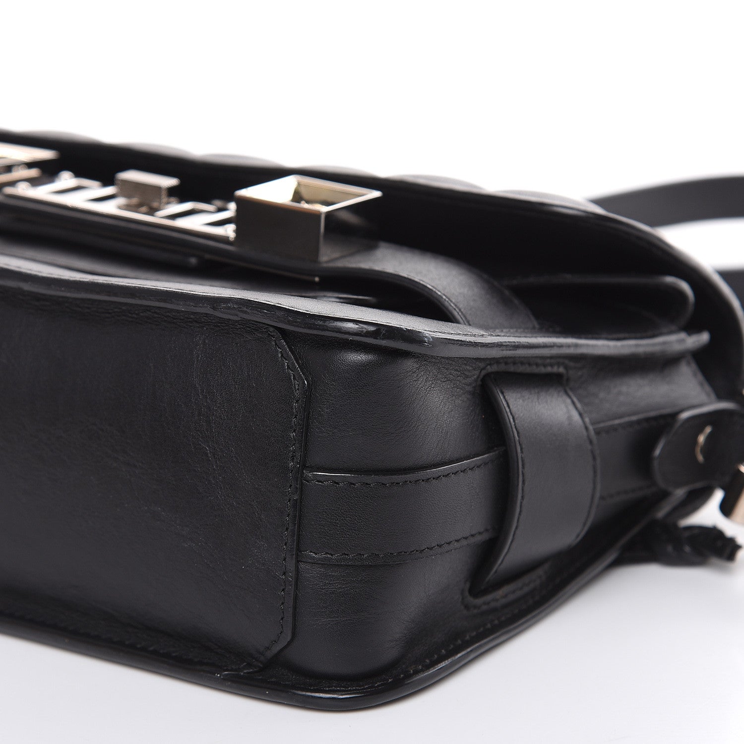 Proenza Schouler Lambskin Quilted Mini PS11 Classic Shoulder Bag Black 9 of 15