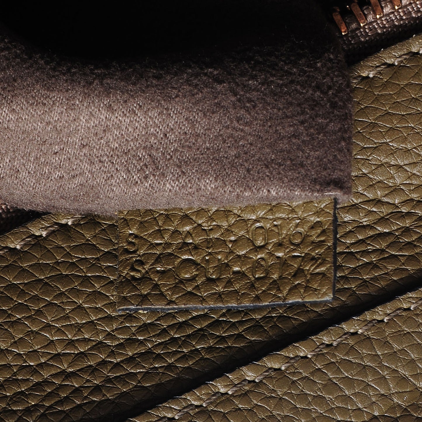 Drummed Leather Micro Luggage Bag Jungle