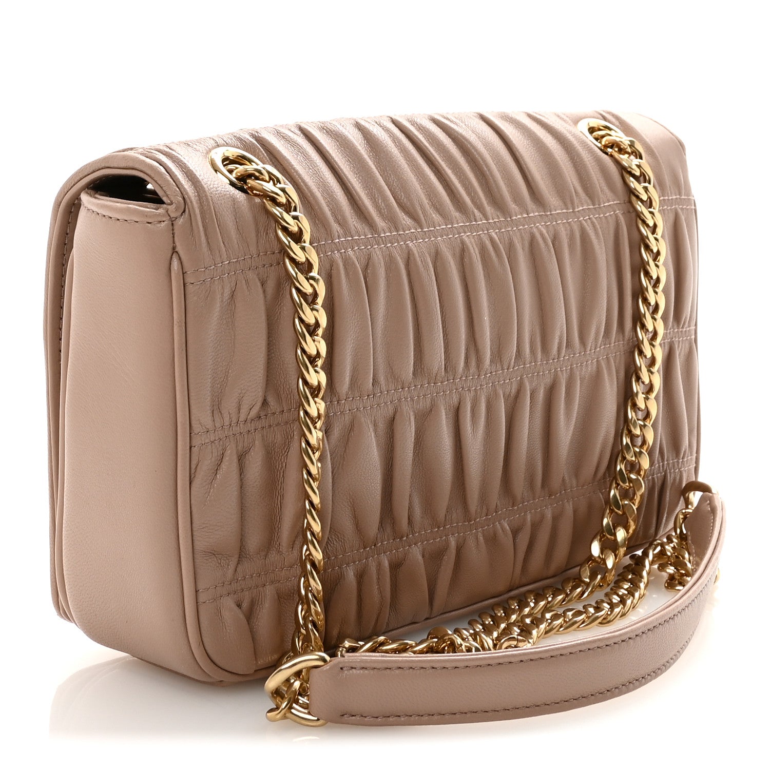 Prada Nappa Gaufre Flap Cipria 3 of 9