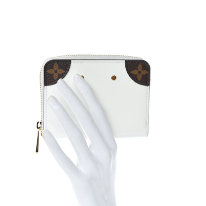 Louis Vuitton Patent Miroir Venice Zippy Coin Purse Snow 2 of 7