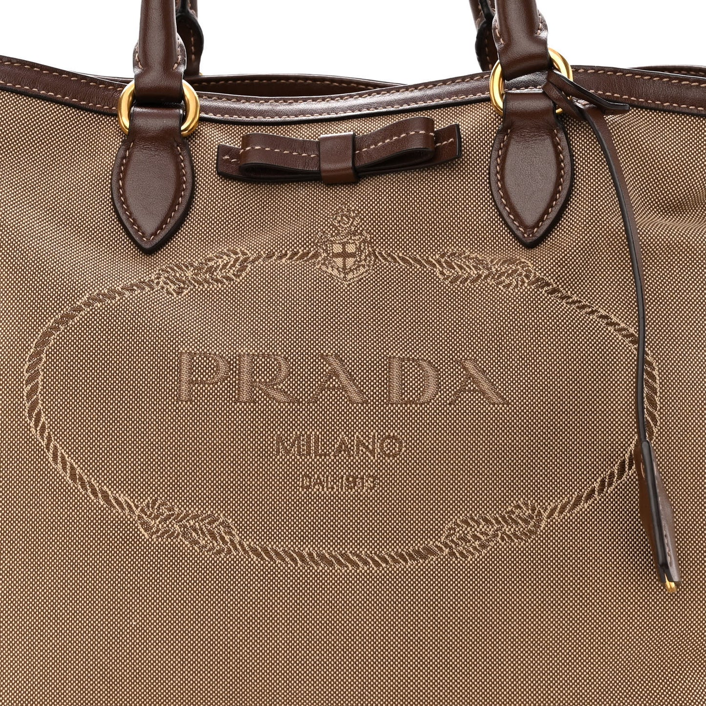 Jacquard Logo Tote Moro