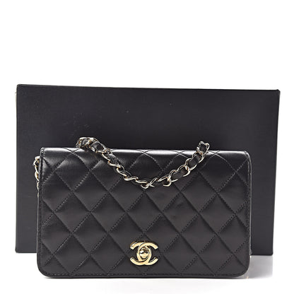 Chanel Lambskin Quilted Small Single Flap Black 11 of 11