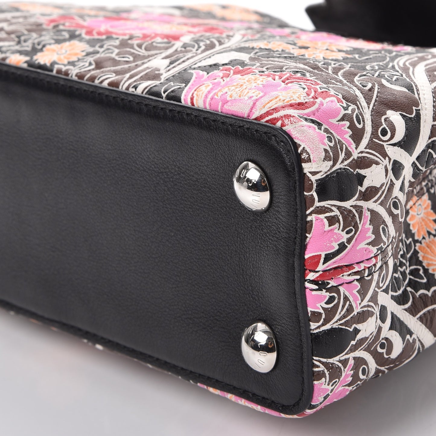 Lambskin Capucines BB Wildflowers Black