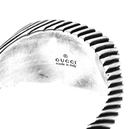 Gucci Sterling Silver GG Marmont Signet Ring 49 4.75 6 of 6