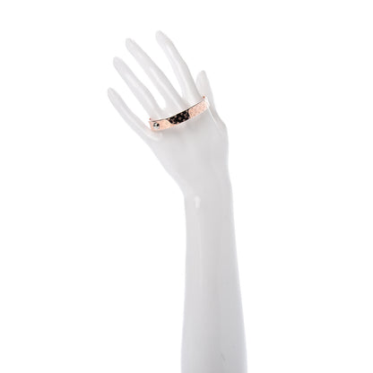 Louis Vuitton Brass Monogram Nanogram Cuff S Pink Gold 2 of 6