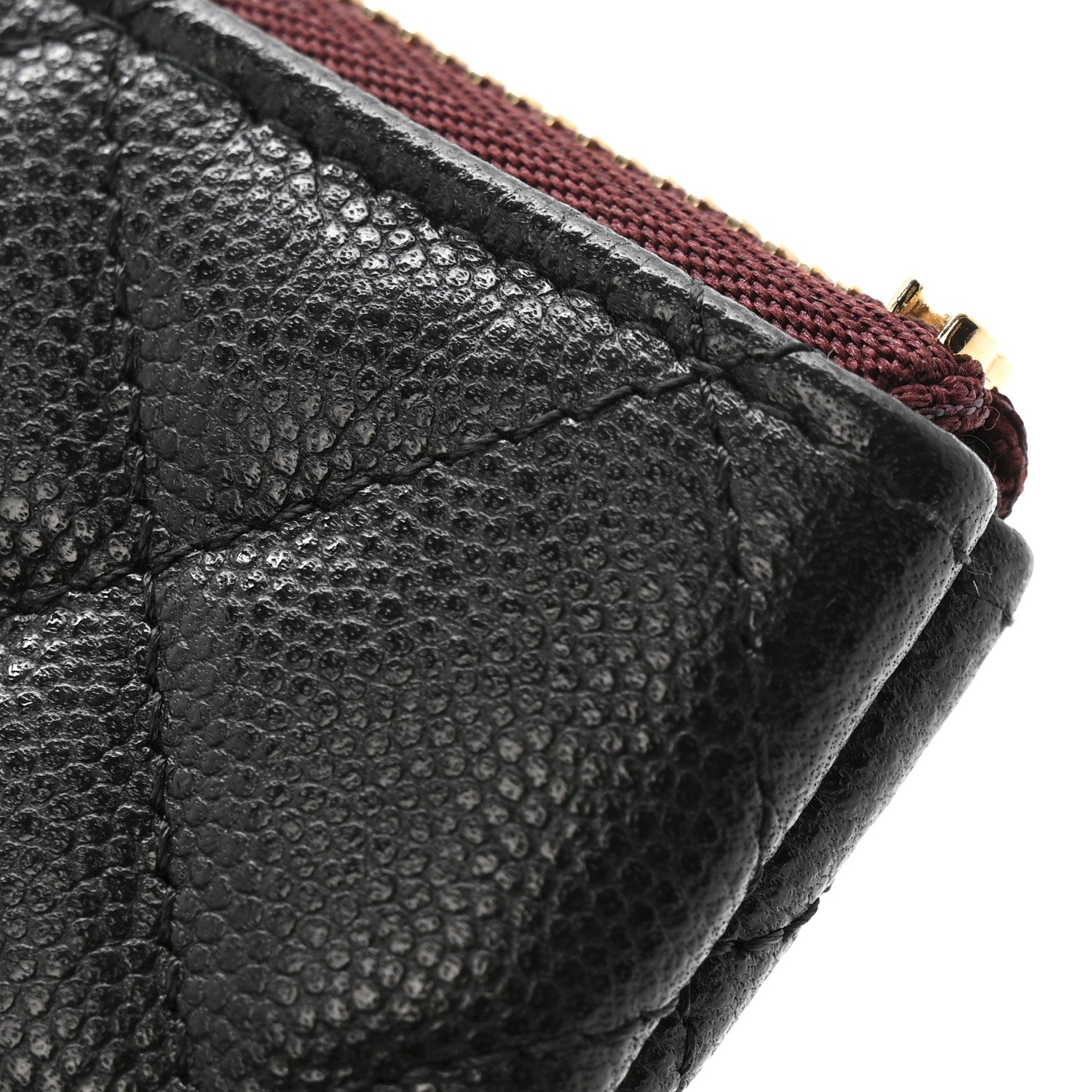 Chanel Caviar Quilted Small Cosmetic Case Black 9 of 10