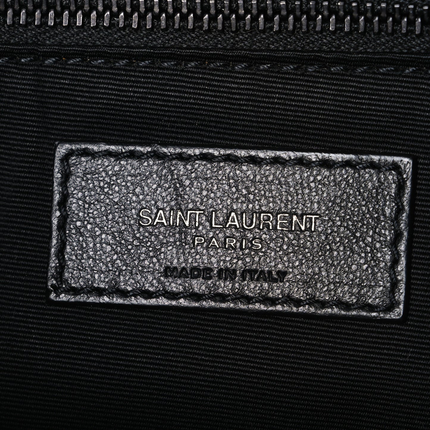 Crinkled Calfskin Matelasse Monogram Medium Niki Chain Satchel Black