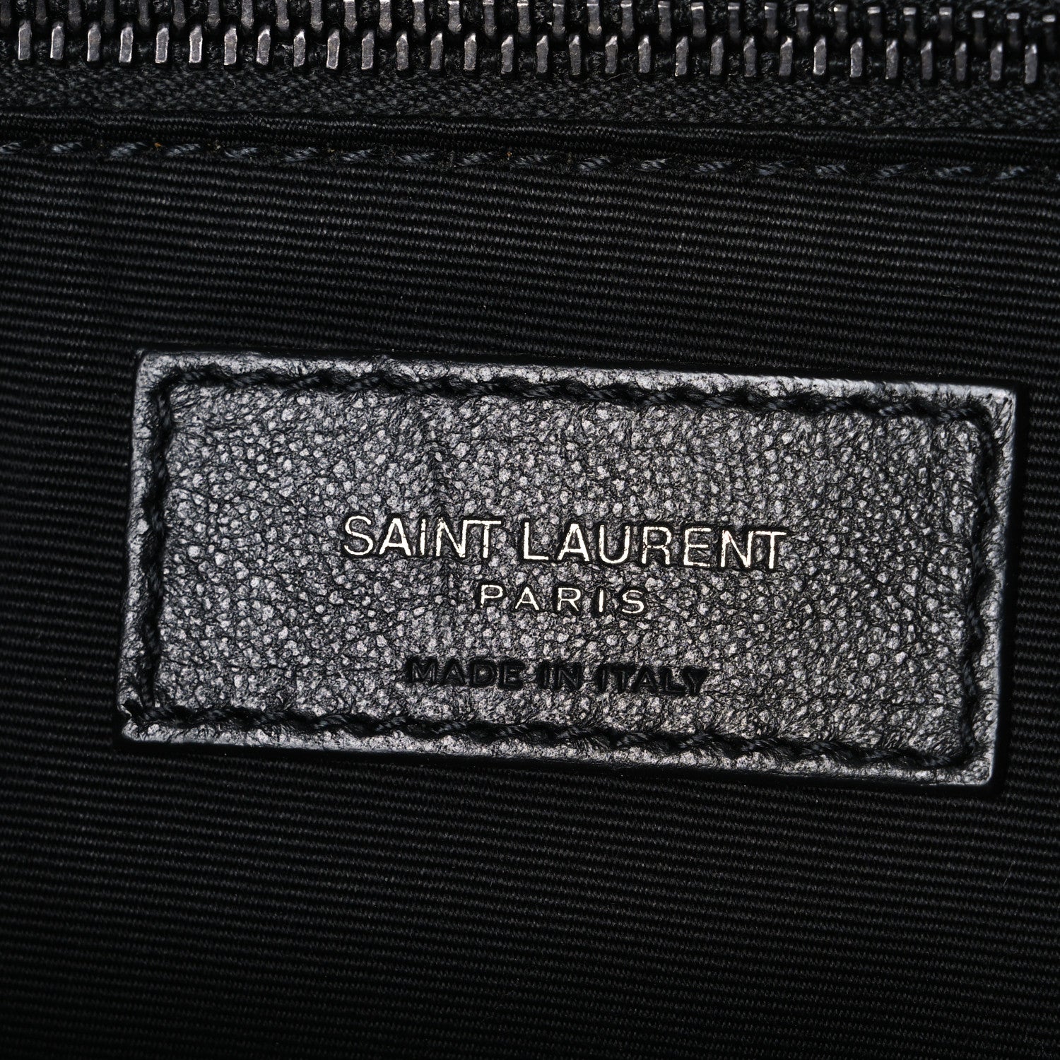 Saint Laurent Crinkled Calfskin Matelasse Monogram Medium Niki Chain Satchel Black 6 of 10