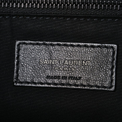 Saint Laurent Crinkled Calfskin Matelasse Monogram Medium Niki Chain Satchel Black 6 of 10