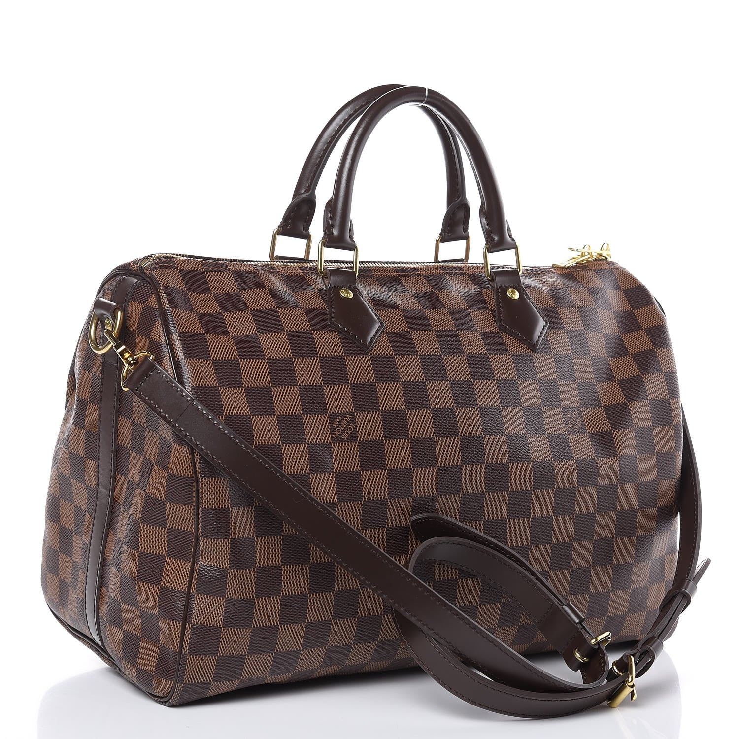 Louis Vuitton Damier Ebene Speedy Bandouliere 35 3 of 9