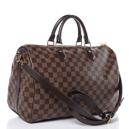 Louis Vuitton Damier Ebene Speedy Bandouliere 35 3 of 9