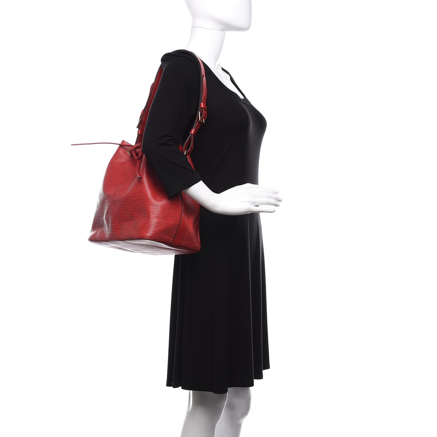 Louis Vuitton Epi Petit Noe Castillan Red 2 of 9