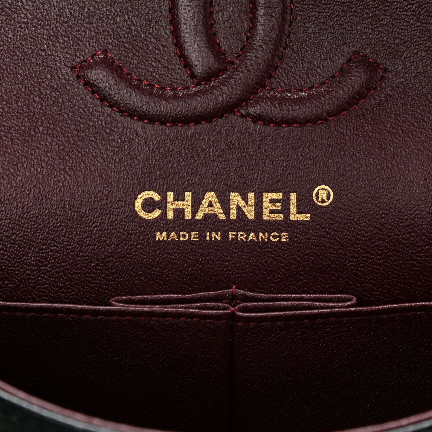 Caviar Quilted Small Double Flap Black