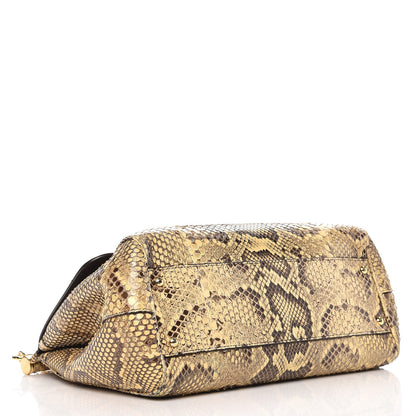 Dolce & Gabbana Python Large Miss Sicily Satchel Beige 4 of 11