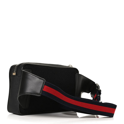 Gucci Soft GG Supreme Monogram Web Belt Bag Black Grey 3 of 12