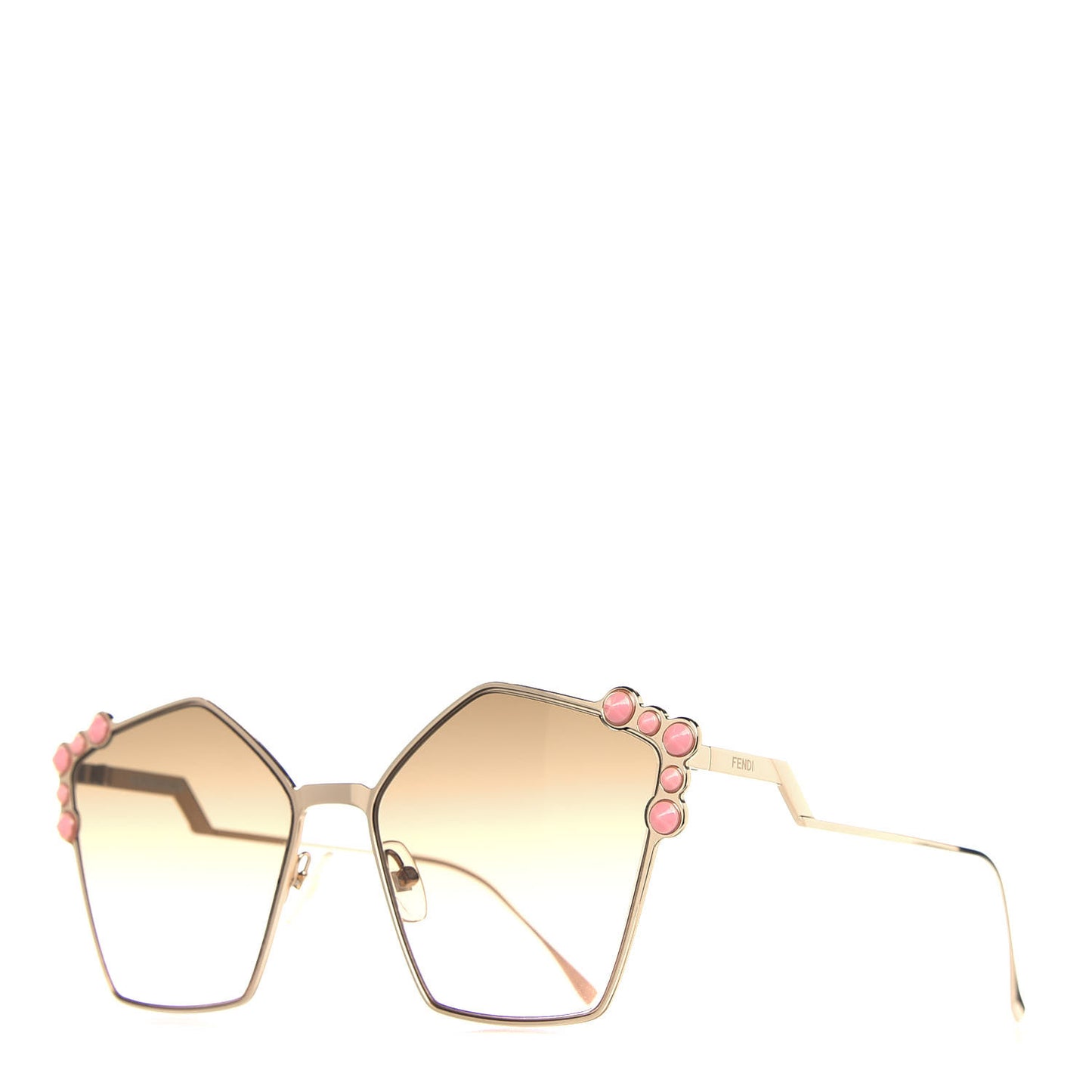 Geometric Dots Sunglasses FF 0261/S Gold