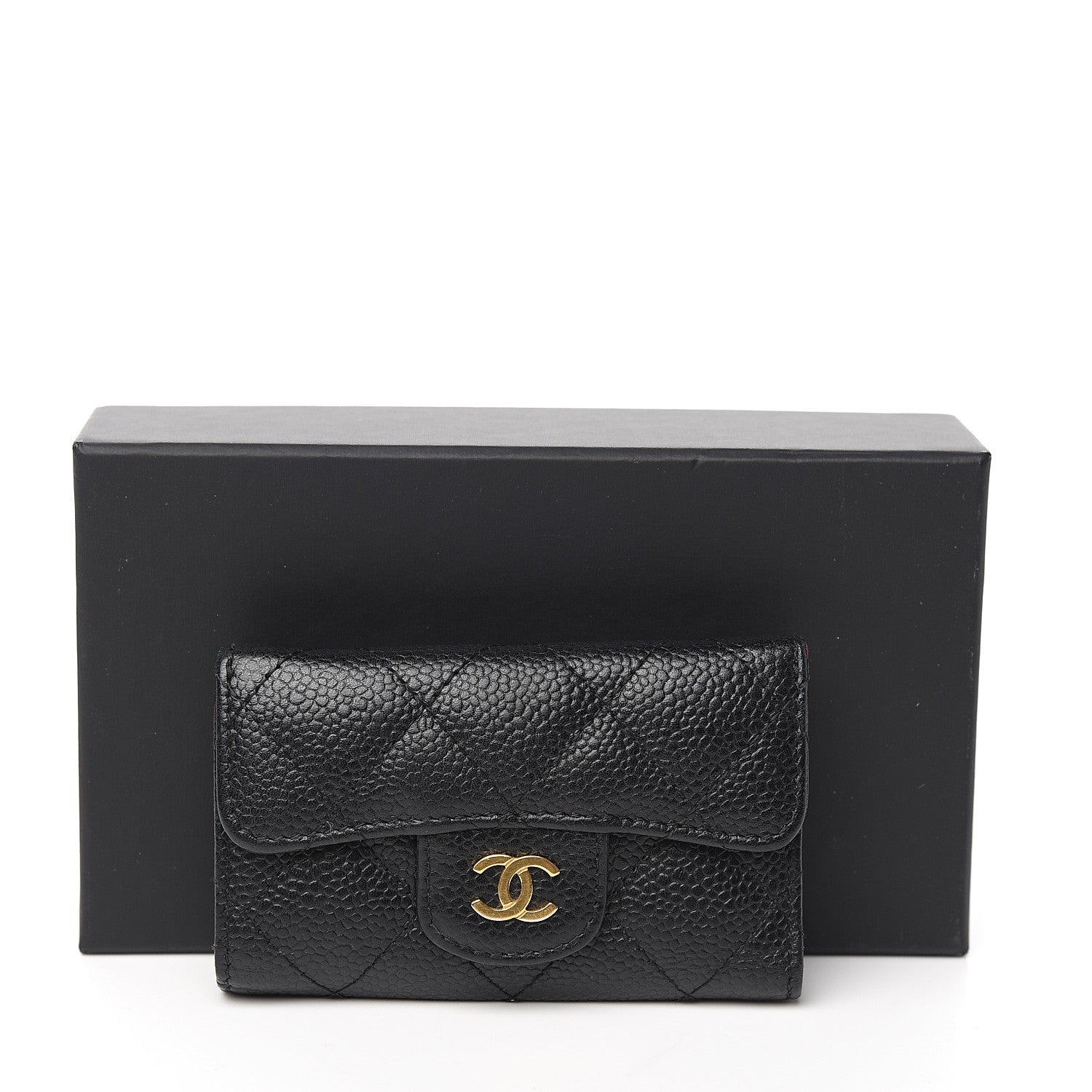 Chanel Caviar Quilted 6 Key Holder Black 8 of 8