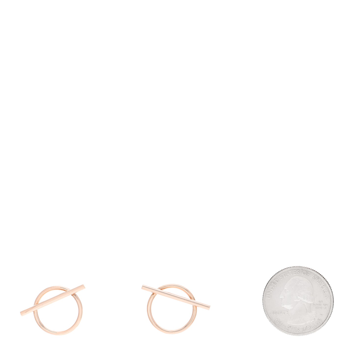 18K Rose Gold MM Echappee Earrings