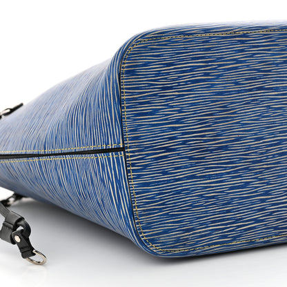 Louis Vuitton Epi Neverfull MM Denim Light 9 of 14