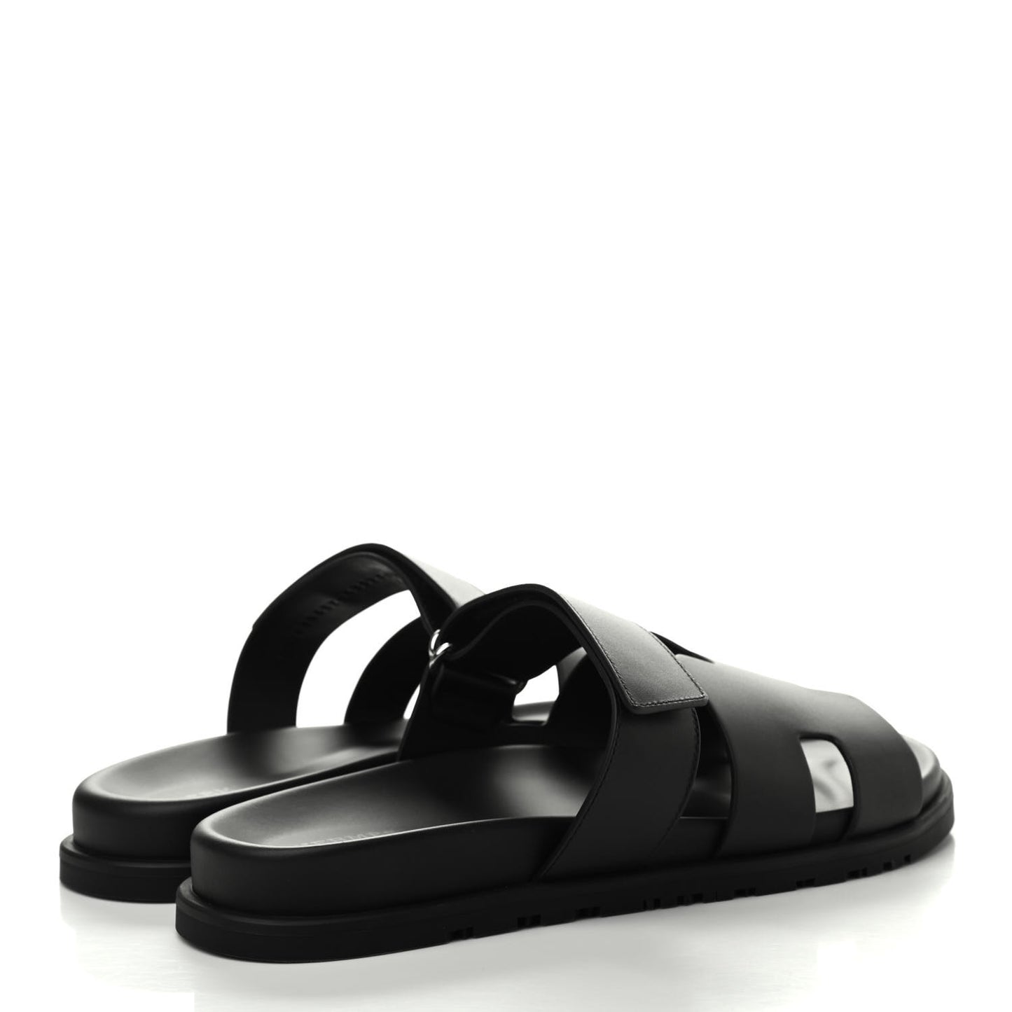 Calfskin Mens Chypre Sandals 43 Black